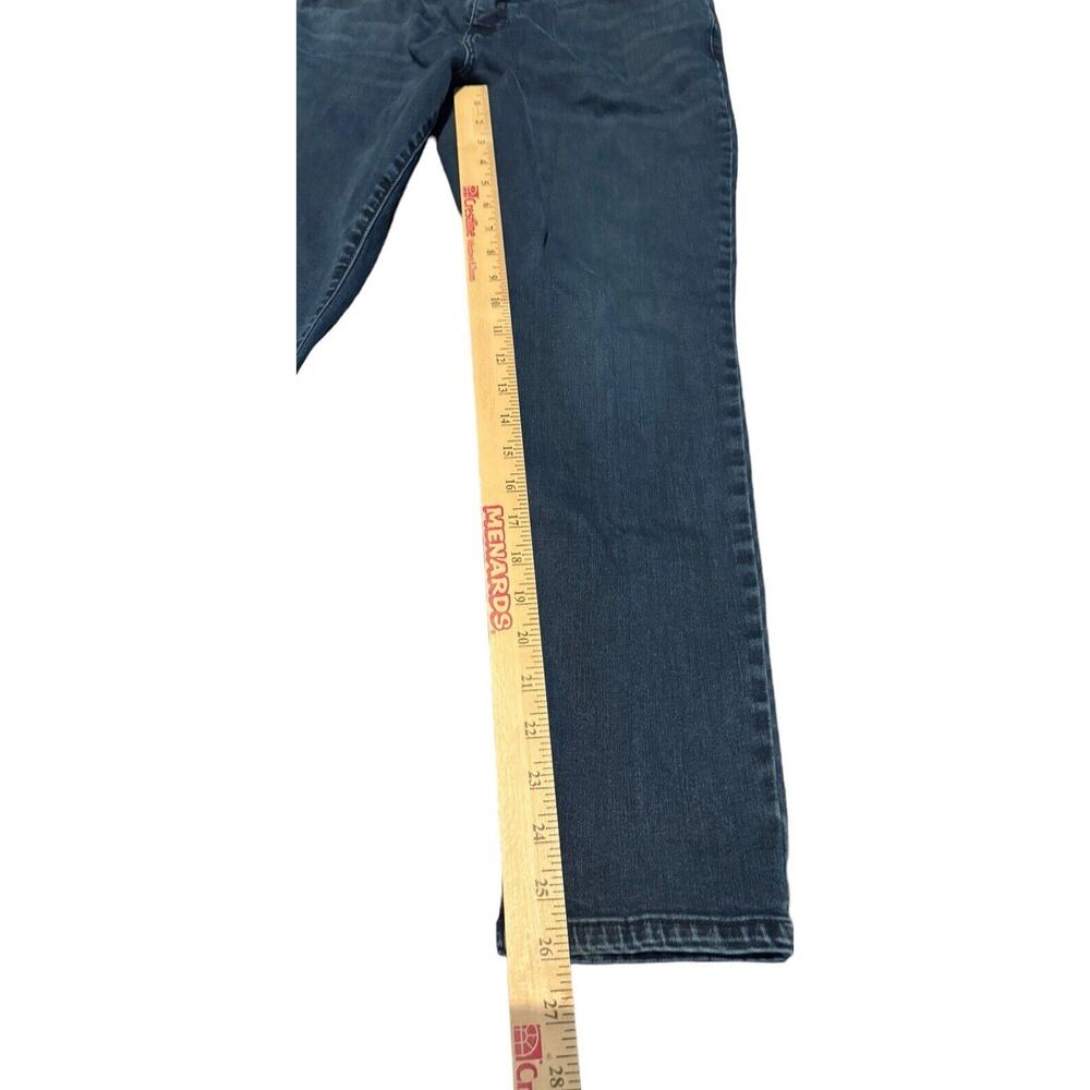 Lee Slimming Fit Skinny Leg Mid Rise‎ Jeans 12P 12 Petite Dark Blue Wash READ - Picture 7 of 10